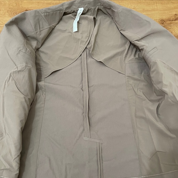 Lululemon Women Relaxed Fit Twill Blazer Brown Size M New With Tag - Picture 5 of 10